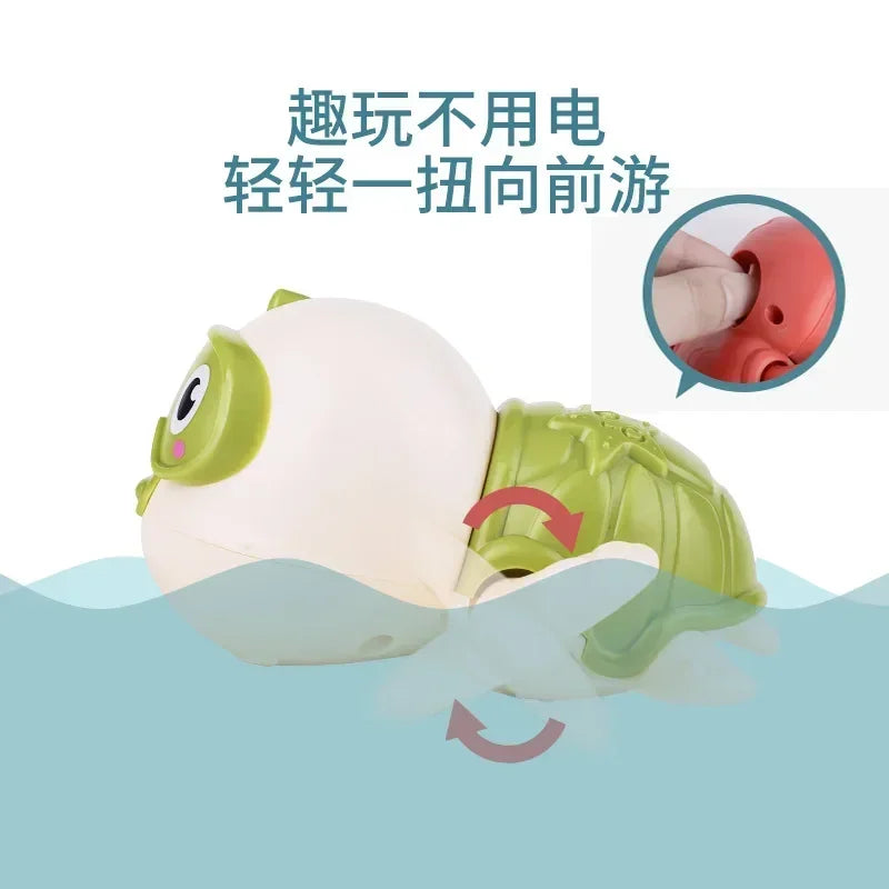 Baby Bath Toys for Kids Swimming Floating Clockwork Cute Water Play Toys Funny Children Educational Bathroom Shower Bathtub Toy