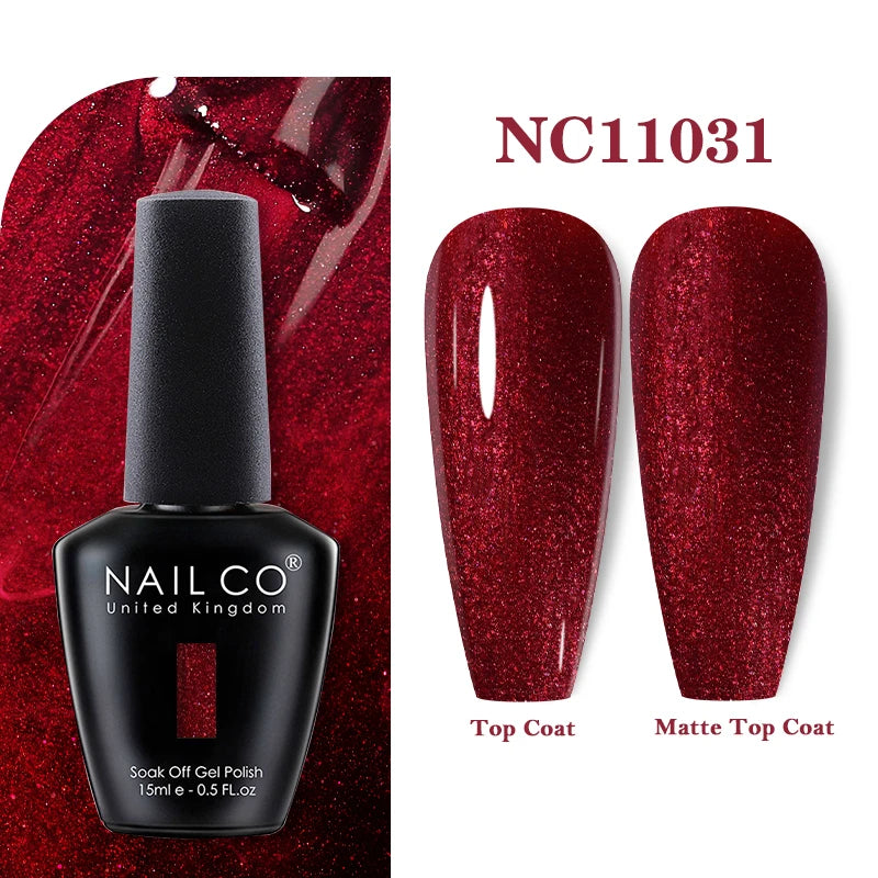 NAILCO 15ml Nail Gel Polish Vernis Semi Permanent UV Varnish Nails Art Manicure Design TOP BASE Hybrid Nail Supplies Nail Glue