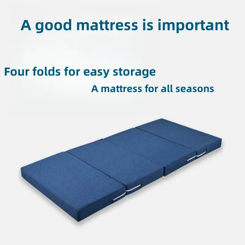 Mattress Multi-color Design Environmentally Friendly Materials Comfortable Cotton Linen Foldable Multifunctional Sponge Durable