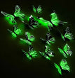 12 Pcs 3D Luminous Butterfly Creative Wall Stickers DIY Wall Stickers Modern Wall Art Home Decoration DIY Gifts