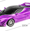 1/18 RC Car LED Light 2.4G Radio Remote Control Sports Cars For Children Racing High Speed Drive Vehicle Drift Boys Girls Toys