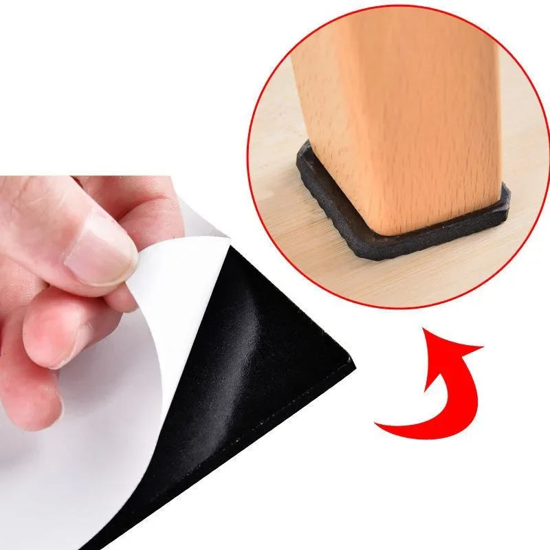 Protective Rubber Pad Rubber Furniture Leg Feet Pad Non-slip Fashion Flexible Table Chair Feet Sticker Foot Cover Household Tool