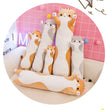 Children's Toy Stuffed Animal Pillow Cute Cat Pillow Soft Plush Long Cat Pillow Birthday Gift