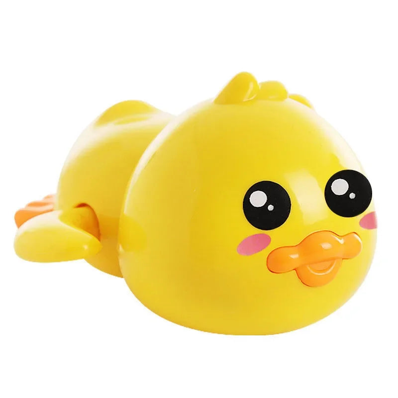 Bath Toys Cute Swimming Duck for Toddlers 1-3 Years Old Floating Wind Up for Boy Girl New Born Baby Bathtub Toddle Plastic Toys