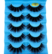 5pairs Classic Hybrid Volume Lashes New Arrival Wispy D Curl Short Russian Strip Lashes Makeup False Eyelashes