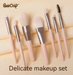 8PCS Women'S Makeup Brush Set Soft And Non-Sticky Smudges Naturally Made Of High Quality Synthetic Hair Soft Brush Makeup Tools