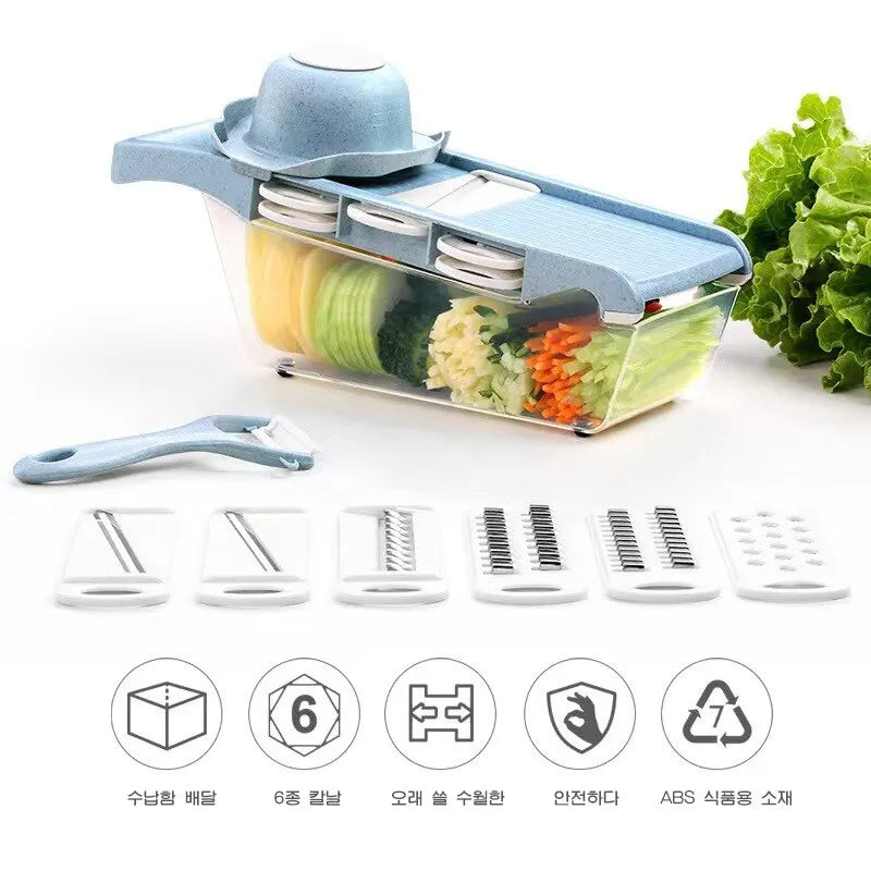 Multipurpose Vegetable Chopper - Kitchen Tool for Cutting and Slicing, Vegetable Slicer