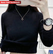 Turtleneck Winter Sweater Women Elegant Thicken Velvet Lined Warm Sueter Knitted Pullover Slim Tops Jersey Knitwear Jumper New