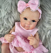 18 Inch Bettie Full Body Soft Silicone Vinyl Girl Reborn Baby Doll With Painted Lifelike Hair Bebe Reborn Toys