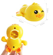 Bath Toys Cute Swimming Duck for Toddlers 1-3 Years Old Floating Wind Up for Boy Girl New Born Baby Bathtub Toddle Plastic Toys