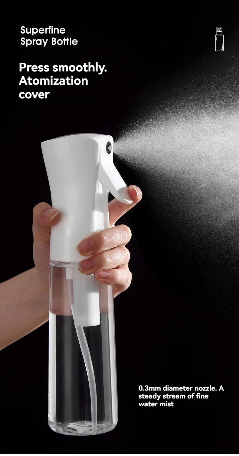 500/300/200ml Hair Spray Bottle Refillable Bottles Continuous Mist Watering Can Automatic Salon Barber Water Sprayer Hair Tools