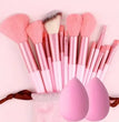 13 PCS LOT Makeup Brushes Set Eye Shadow Foundation Women Cosmetic Brush Eyeshadow Blush Beauty Soft Make Up Tools Bag