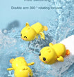 Bath Toys Cute Swimming Duck for Toddlers 1-3 Years Old Floating Wind Up for Boy Girl New Born Baby Bathtub Toddle Plastic Toys