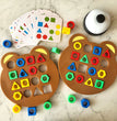 1 Set Little Bear Geometry Matching Puzzle Puzzle Montessori Education Block Parent Child Interactive Board Game