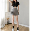 2024 White Women Pleated Skirts Summer High Waist Zipper Girls Dancing JK Mini Skirts Black Fashion Student A Line Faldas