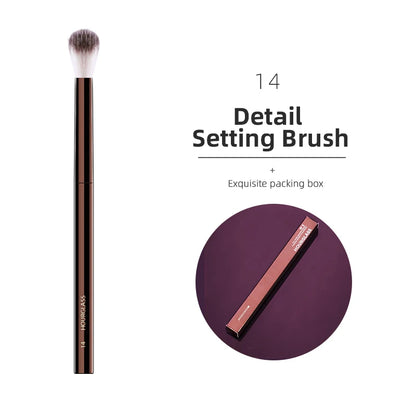 Hourglass Makeup Brushes Powder Foundation Concealer Blusher Bronzer Eye Shadow Eyebrow Eyeliner Sculpting Brush