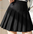 2024 White Women Pleated Skirts Summer High Waist Zipper Girls Dancing JK Mini Skirts Black Fashion Student A Line Faldas