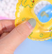 2/4/6/10Pcs Kids Mini Swim Ring Bath Toy Summer Fun Swimming Pool Float Ring Toys for Rubber Ducks Dolls Inflatable Bath Toy