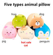 Hot Sale Soft Animal Pillow 28/60cm Cute Cat Pig Dog Frog Plush Toy Stuffed Lovely Kids Birthyday Gift