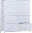 Dresser for Bedroom Tall Drawer Dresser Organizer Storage Drawers Fabric Storage Tower with 8 Drawers, Chest of Drawers