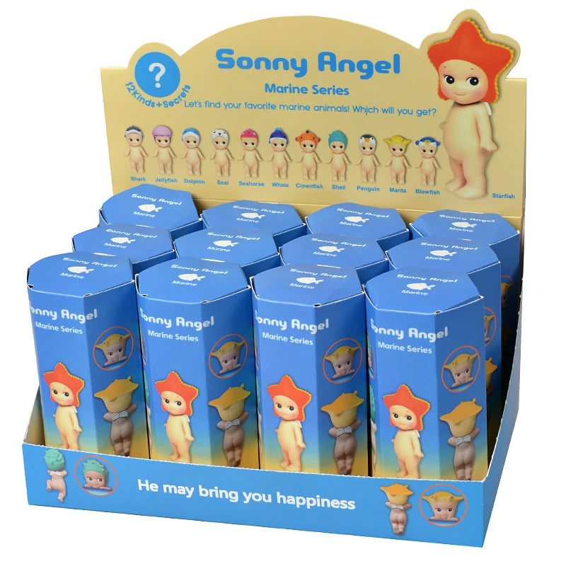 Hot Sale Sonny Angel Blind Box 20th Anniversary Hippers Looking Back Anime Figures Ornaments Dolls Fans Toy For Children Gifts