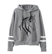 Long Sleeves Sweatshirt Pullover Cool Horse Graphic Casual Tracksuit Women’s Clothing Horse Hoodies High Street Fashion Sweater