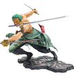 10CM One Piece Luffy Figure Roronoa Zoro Three-Blade Sa-Maximum Manga Anime Statue PVC Action Collection Model Toys For Children