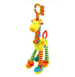 Soft Giraffe Zebra Animal Handbells Rattles Plush Infant Baby Development Handle Toys WIth Teether Baby Toy For Newborn Gifts