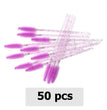 50pcs Disposable Eyebrow brush for Eyelash Extension Mascara Wand Applicator Spoolers Eye Lashes Cosmetic Brushes makeup tools