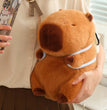 Lotus leaf Capybara Plush Toy  Oyster Bee Bckpack Capibara Cosplay Unicorn Dinosaur Boba Bread Ring Decor Stuffed Animals