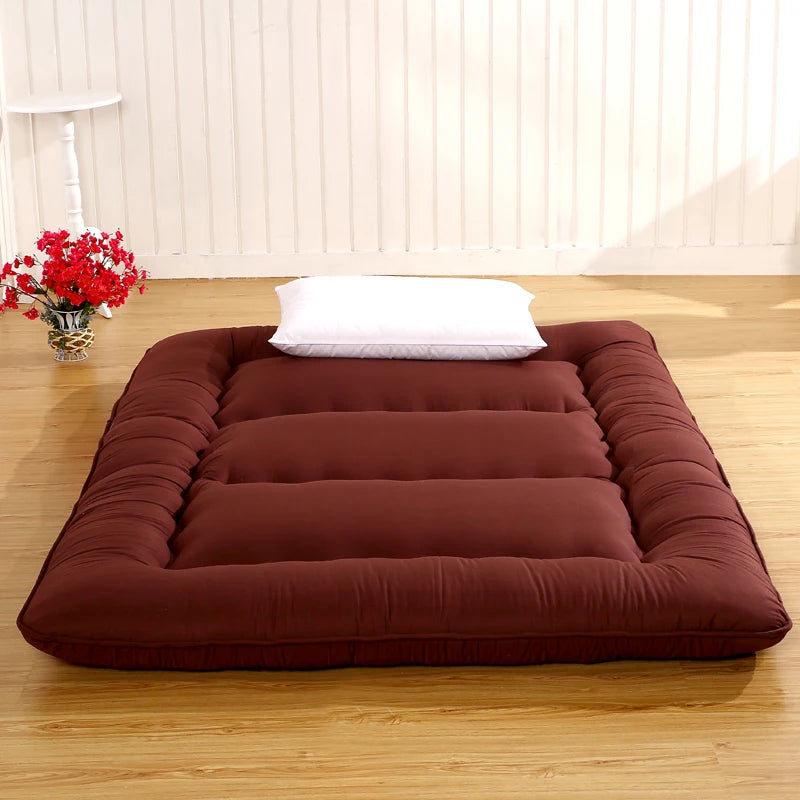 Japanese-style thickened tatami mattress floor mat soft cushion foldable lazy home sleeping pad bedroom floor artifact