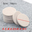 18-128 pcs Felt Chair Leg Pads 5mm Thick  Floor Scratch Protector Mat Mute Non-slip Self Adhesive DIY Furniture Accessories