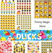 6/12/24pc Bath Duck Toys Yellow Rubber Ducks Squeak & Float Ducky Baby Shower Pool Toy for Toddlers Kids Boys Girls