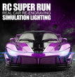 1/18 RC Car LED Light 2.4G Radio Remote Control Sports Cars For Children Racing High Speed Drive Vehicle Drift Boys Girls Toys