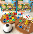 1 Set Little Bear Geometry Matching Puzzle Puzzle Montessori Education Block Parent Child Interactive Board Game