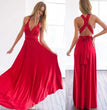 Sexy Women Multiway Wrap Convertible Boho Maxi Club Red Dress Bandage Long Dress Party Bridesmaids Infinity Robe Longue Femme