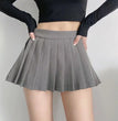 Zoki Sexy Women Pleated Skirts High Waist Summer Vintage Mini Skirts Korean Tennis Student White Designed Dance Skirt