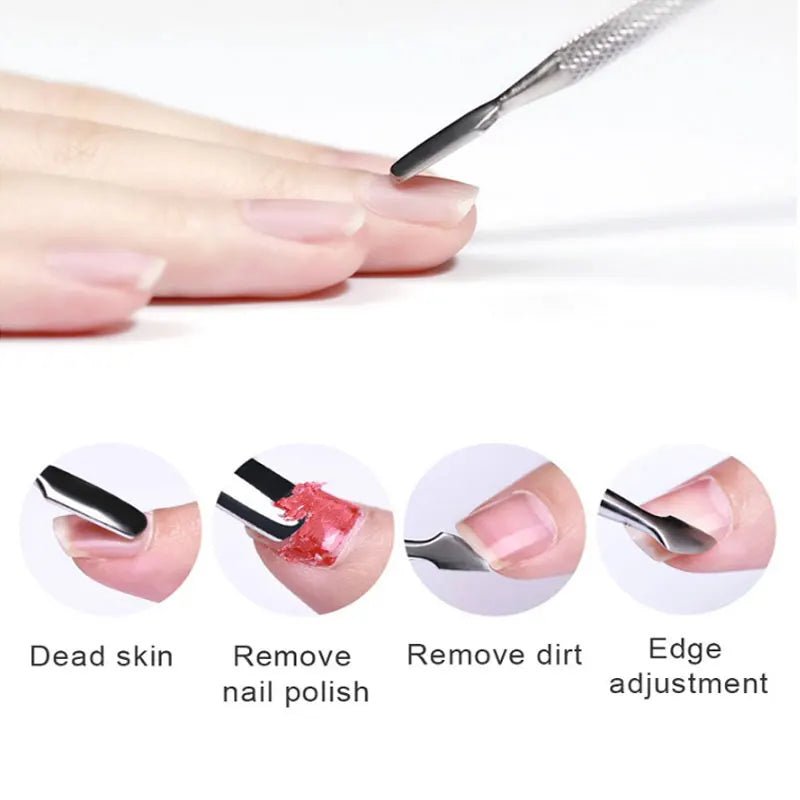 Nail Set Art Sand Files Buffer Sponge Block Brush Nail Scissors Kit With Cuticle Nipper Manicure Set UV Gel Polish Tools