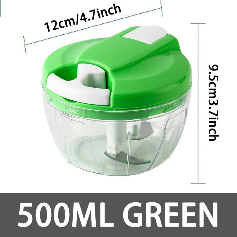 Multi Meat Mincer Garlic Chopper Onion Cutter Rotate Kitchen Cooking Accessories For Garlic Press Crusher Vegetable Chopper