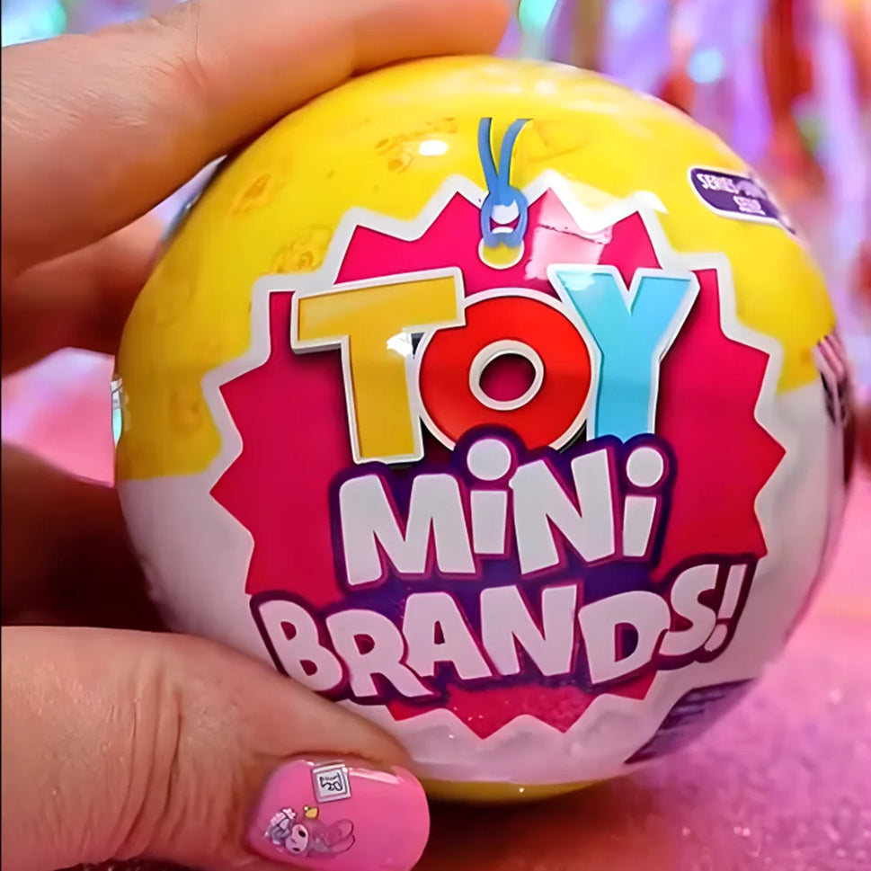 Zuru Mini Brands Toys 5 Surprise Mini Brands Toy Miniature Toys Mystery Blind Box Series 3 Kittyball Original Miniature Toy