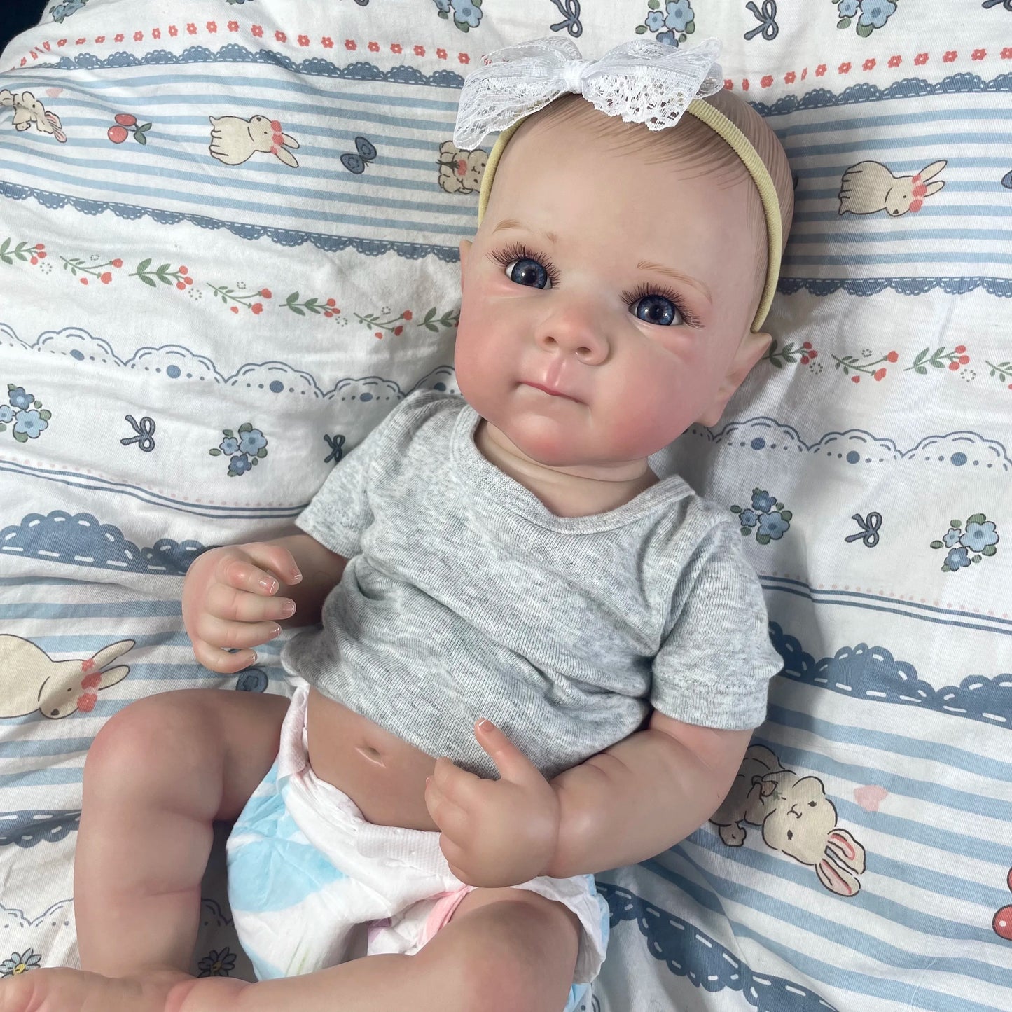 18 Inch Bettie Full Body Soft Silicone Vinyl Girl Reborn Baby Doll With Painted Lifelike Hair Bebe Reborn Toys