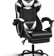 Gaming Chair, Backrest and Seat Height Adjustable Swivel Recliner Racing Office Computer Ergonomic Video Game Chair