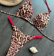 RUOTONGSEPT Swimwear Women Leopard Print Brazilian Bikini Set Sexy Thong Swimsuit Two Pieces Bathing Suit Women 2023 Beach Wear