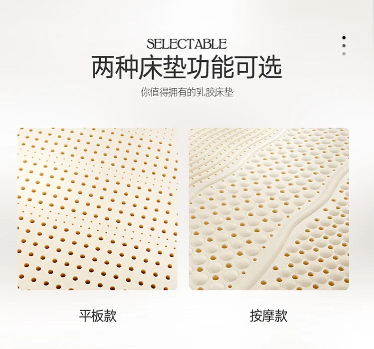 Thailand 100% Natural latex Mattress natural latex liquid mattress  home single double mats with cover King Queen Twin Full Size