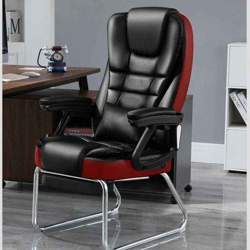 Home Computer Office Chair Comfortable Ergonomic Boss Recliner Office Chair Work Arm Silla Oficina Living Room Furnitures QF50BG