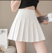 2024 White Women Pleated Skirts Summer High Waist Zipper Girls Dancing JK Mini Skirts Black Fashion Student A Line Faldas