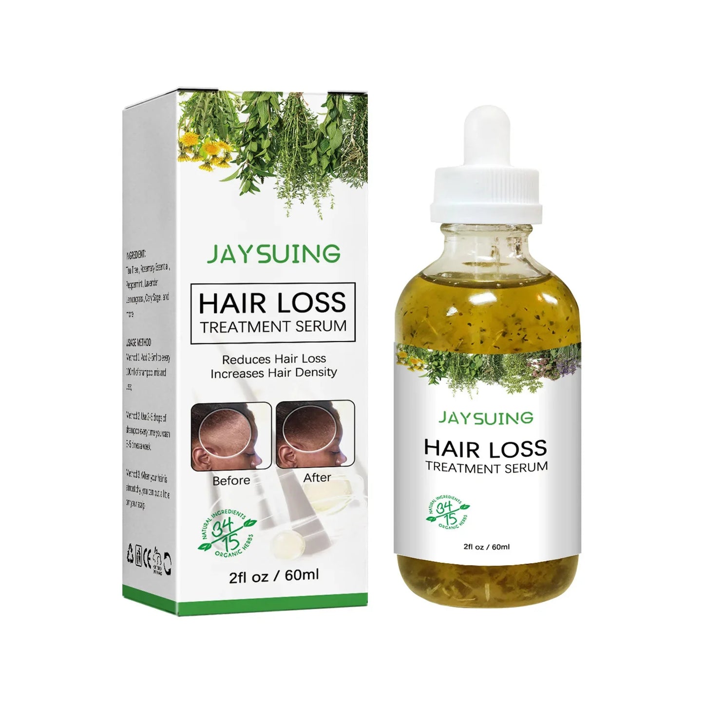 Rosemary Hair Growth Serum Anti Hair Loss Prevent Baldness Hair Care Essential Oil Scalp Treatment Beauty Health Care Men Women