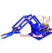 SG90 4 DOF Unassembly Acrylic Mechanical Arm Bracket Robotic Manipulator Claw For Arduino UNO Learning DIY Kit Programmable Toys