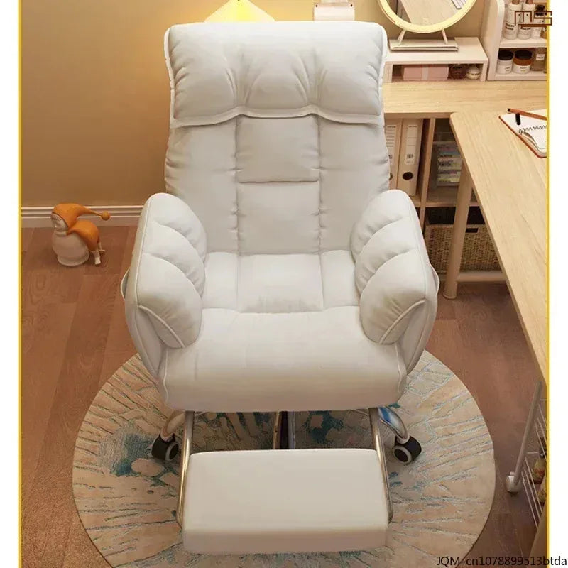 Lazy Sofa Chair High-end Comfort Company Home Office Chairs Girl Bedroom Reclining Backrests, Gaming, Broadcast Chairs