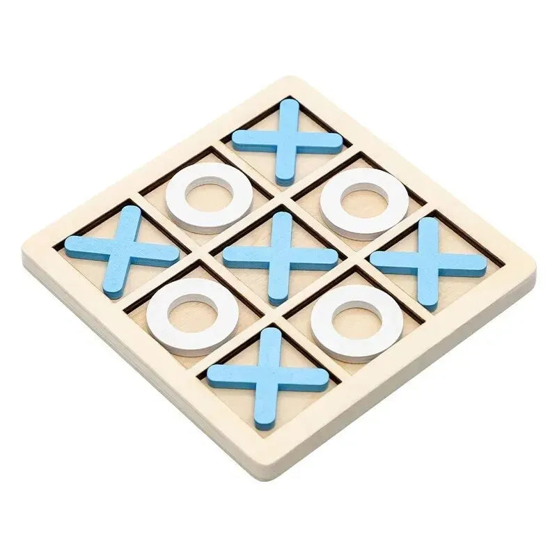 Montessori Play Game Wooden Toy Mini Chess Interaction Puzzle Training Brain Learing Early Educational Toys For Children Kids